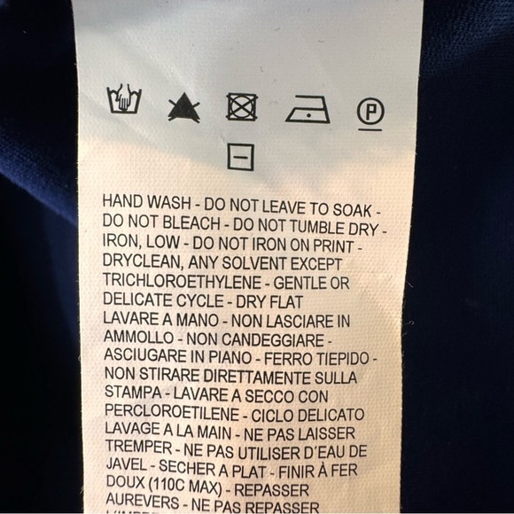 Tommy Hilfiger Adriane Dress Cap Sleeve Square Neck Dress Navy Blue Size 10 - Picture 9 of 10